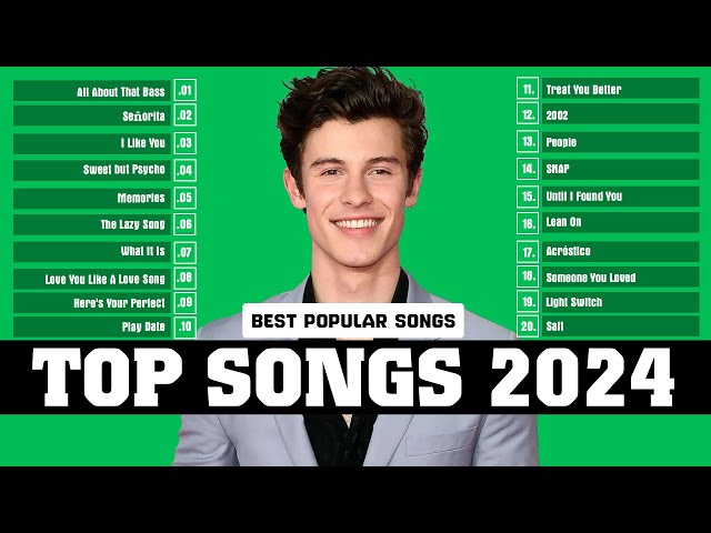 New Popular Songs 2024 -Top Hits 2024 - Best English Songs ( Best Pop Music Playlist )