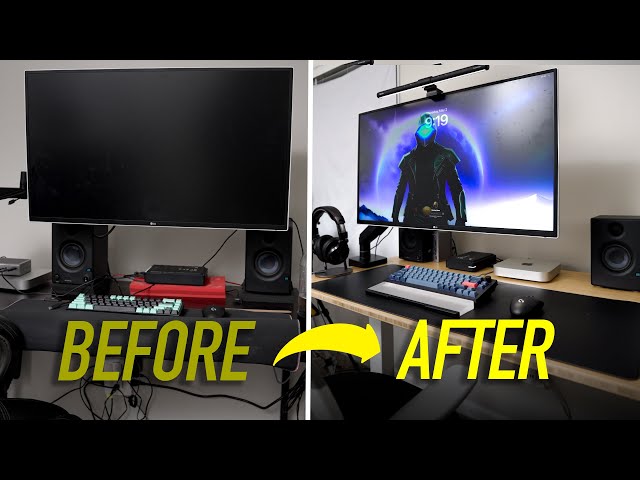 The Most Disturbing Thing I've Seen... | Desk Setup Makeover EP 2!