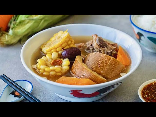 Old Cucumber Pork Rib Soup Recipe - 老黄瓜汤