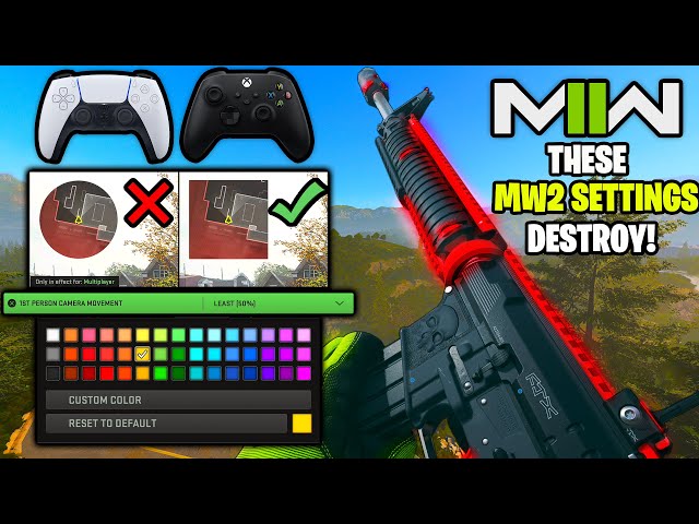 Modern Warfare 2: BEST SETTINGS for Controller, Graphics, and Audio Settings (MW2 PS4/PS5 Gameplay)