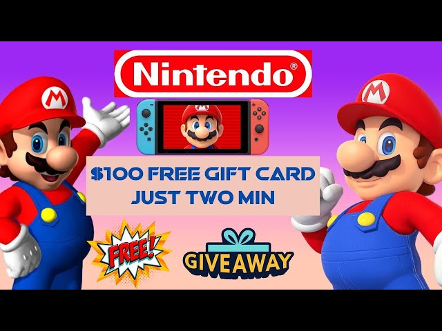 FREE ESHOP CODES 🔥 Free Nintendo Gift Card Codes 🔥 How To Get Free Nintendo Eshop Gift Cards