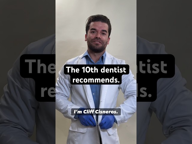 It’s always 9 out of 10 dentists recommend. That 10th dentist must just be angry for no reason…