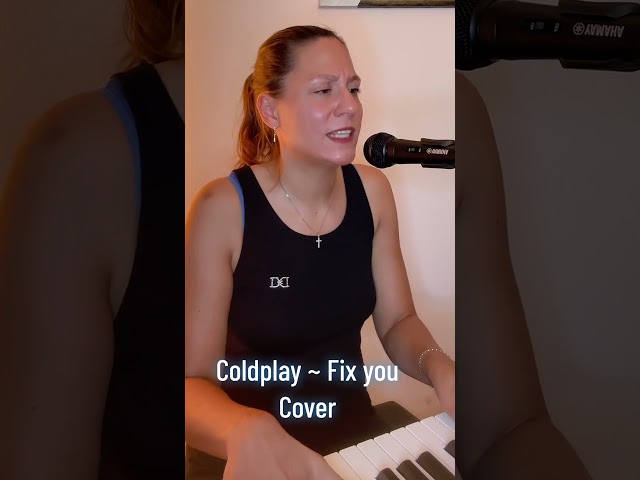 Original: Coldplay ~ Fix you #piano #singer #cover #musik #fyp #viral