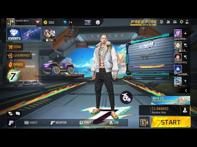 free fire live stream of the costume giveaway PAHADI GAMERS  is live!