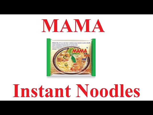 How to make SE Asian instant noodle. MAMA brand clear noodle (pho) 🍜#instantnoodles