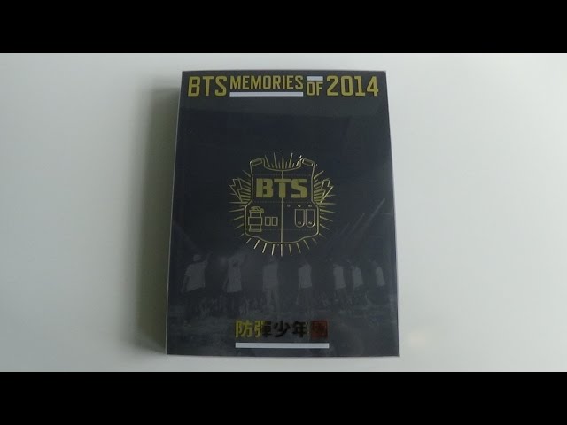 Unboxing BTS (Bangtan Boys) 방탄소년단 MEMORIES OF 2014 DVD