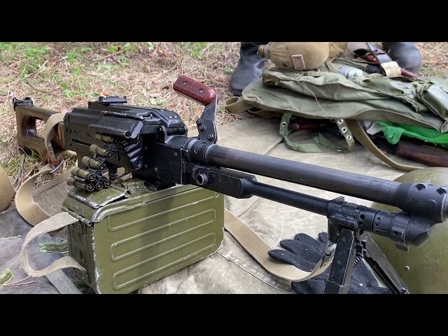 ПКМ - Пулемет Калашникова Модернизированный, как применяли советские солдаты в Афганистане