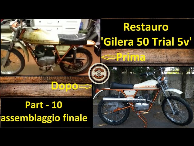 Gilera 50 Trial 5v restoration - Part 10
