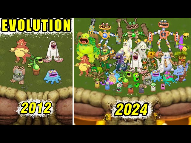 Plant Island Evolution - Full Song | My Singing Monsters