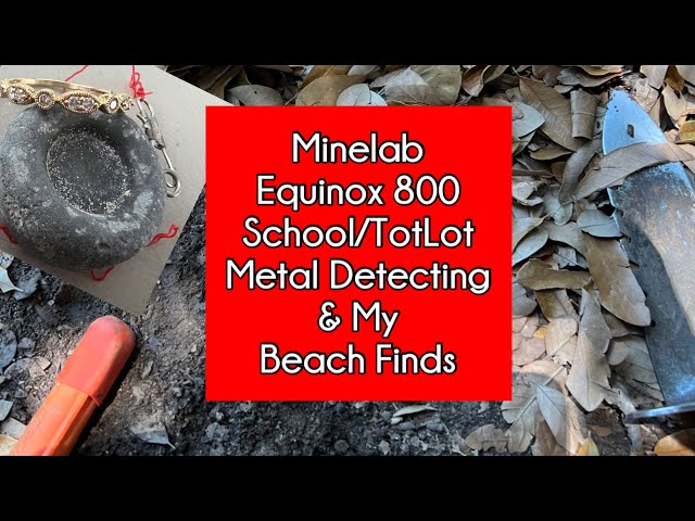 Elementary School Tot Lots x3 & My Beach Hunt Finds Minelab Equinox 800: May/June 2023