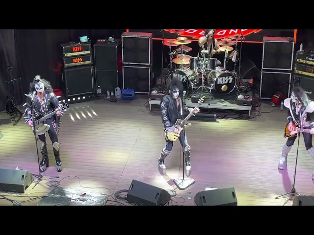 Kiss Tribute Rock & Roll Over Performing "God of Thunder"