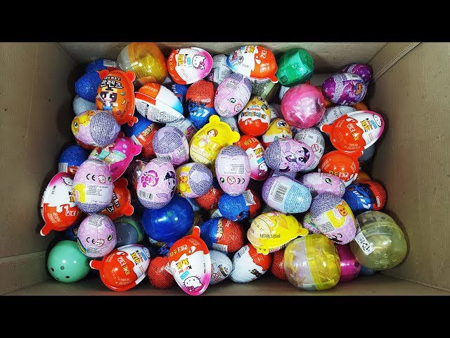 Surprise Eggs UnBoxing Kinder Joy Surprise Toys and Learn Names of Fruits and Vegetable Fun Video