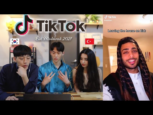 Korean guys react to EID TikTok | Eid Mubarak 2021