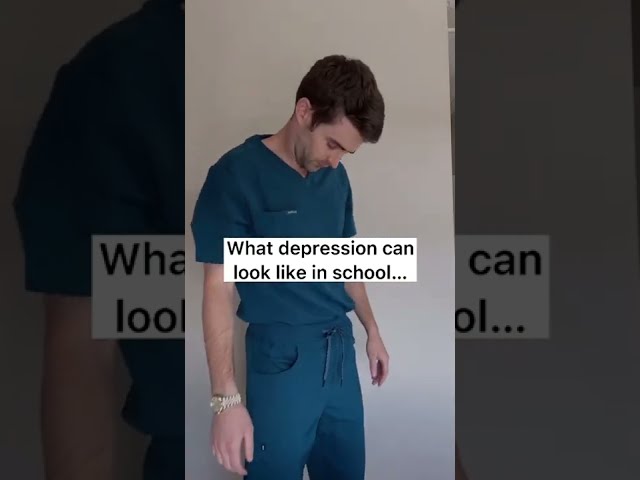 What depression can look like in school