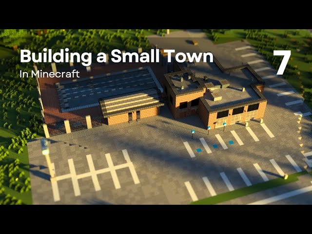 #7 Building a Small Town in Minecraft - Community Center
