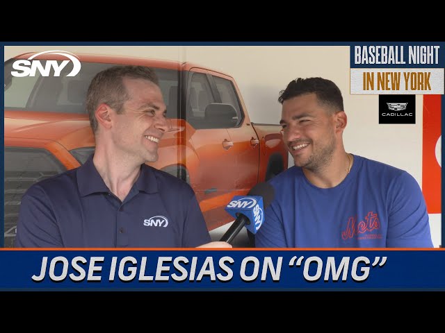 The Mets' Jose Iglesias talks 'OMG' song release | Baseball Night in NY | SNY