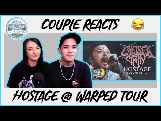 COUPLE REACTS | Chelsea Grin - "Hostage" | Live @ Warped Tour 2018 | REACTION/ REVIEW |