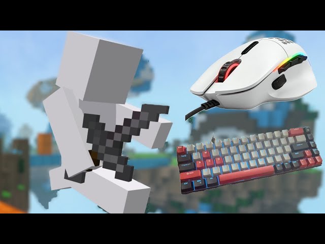 Hive Bedwars ASMR to Study/Relax (Mechanical Keyboard and Mouse Sounds)