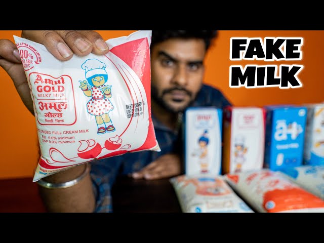 Fake Milk Vs Real Milk - Shocking Result