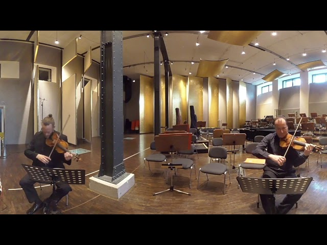 Mozart | Divertimento for String Quartet | 3D Audio | 360° Video