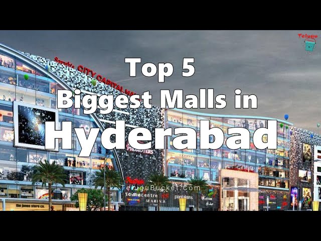 Top 5 Biggest Malls in Hyderabad | Popular Malls in Hyderabad | Telugu Bucket