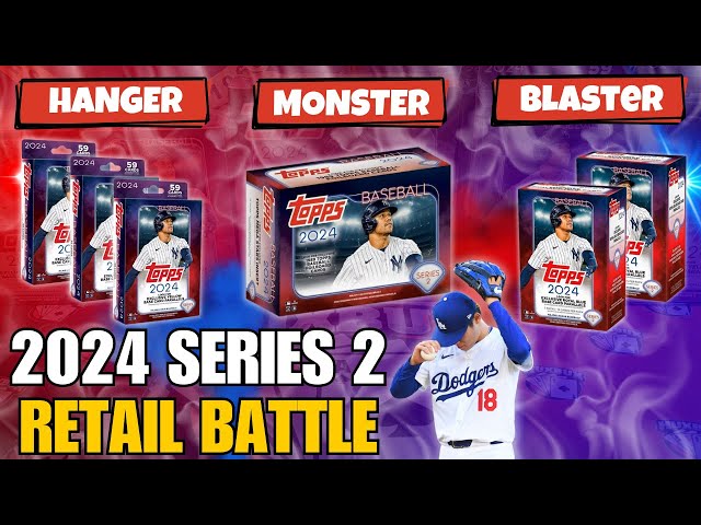 HANGER VS MONSTER VS BLASTER BOX🥊 2024 Topps Series 2 Baseball Retail Review