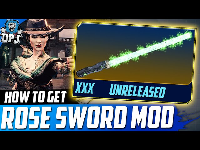 Borderlands 3 - HOW TO GET ROSES LEGENDARY SWORD - ROSE DLC AMAZING LEGENDARY SWORD MOD