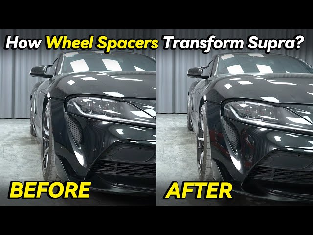 How Wheel Spacers Transform Supra? - BONOSS Toyota Wheel Spacers Before And After