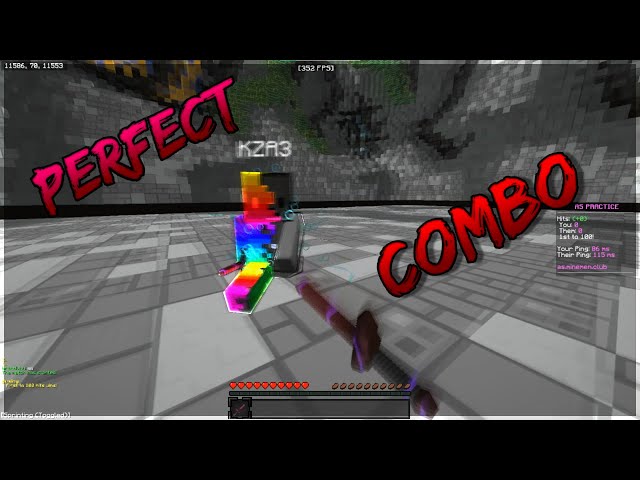 the perfect combo in minecraft boxing...