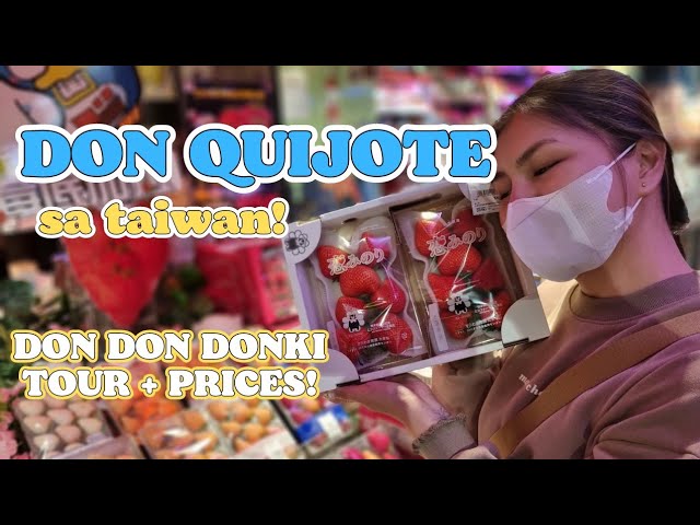 TAIWAN VLOG MARCH 2023 P.9: DON QUIJOTE IN XIMENDING! DON DON DONKI TOUR + PRICES OPEN 24 HOURS!