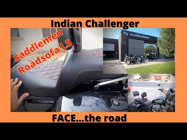 Indian Challenger gets upgrade seat. Saddlemen Roadsofa LS