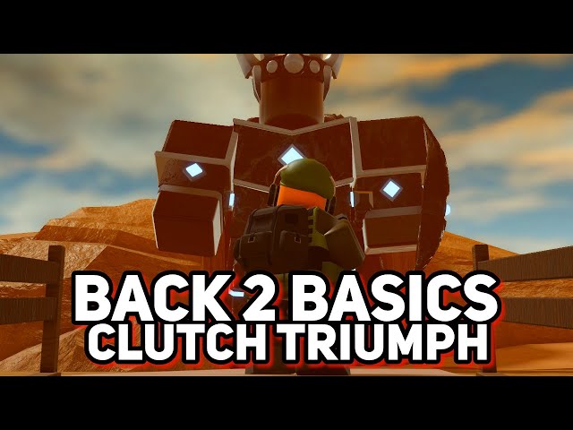 CLUTCH | BEATING BACK TO BASICS CHALLENGE MAP | Tower Defense Simulator