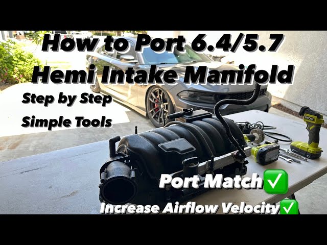DIY: HOW TO Port a 6.4 | 5.7 Hemi Intake Manifold | The Ultimate Guide | How To Port Match !!!