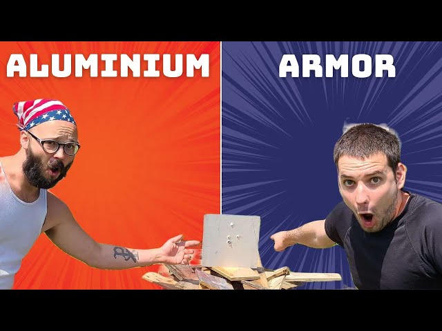 Testing Aluminum alloys and stainless steel for armor!