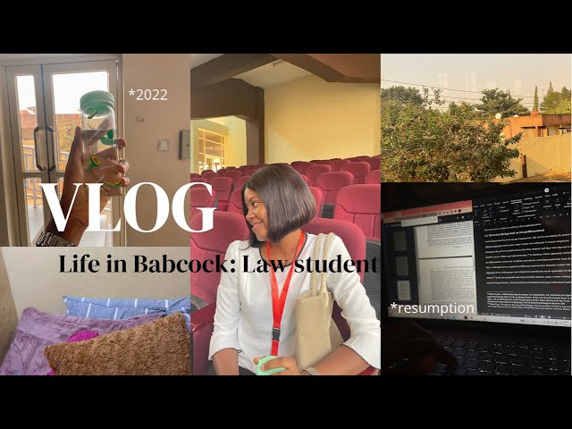 Babcock campus Tour + Nigerian University ~ Classes (law school)~ first Day