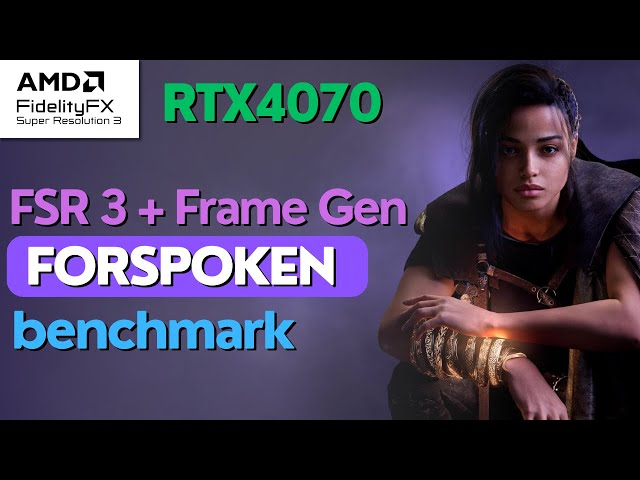 Forspoken... but with FSR 3! | RTX4070 | i5-12600K | 1440p Benchmark