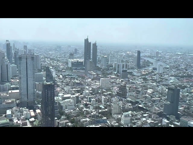 #Bangkok King Power Mahanakhon | MAHANAKHON SKYWALK OBSERVATORY  | 74 floor | Bangkok panoramic view