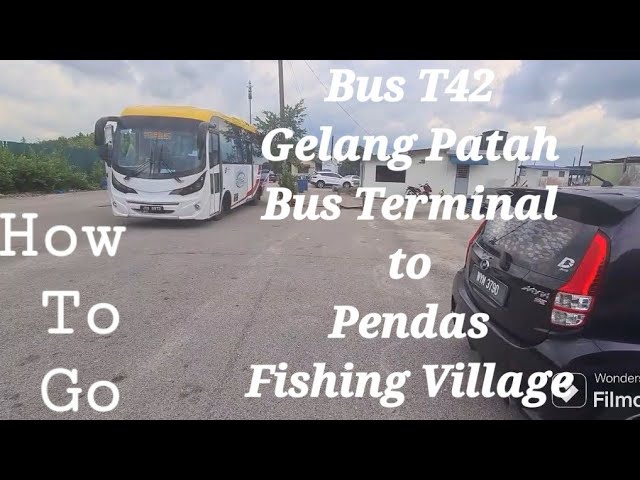 How To Go To Pendas Fishing Village By Bus From Gelang Patah Bus Terminal #subscribe #trending #bus