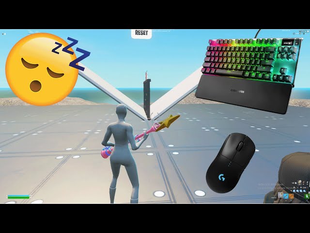 [ASMR] 🏆 Fortnite 1v1 Build Fights! Gameplay 💤😴 Satisfying Keyboard