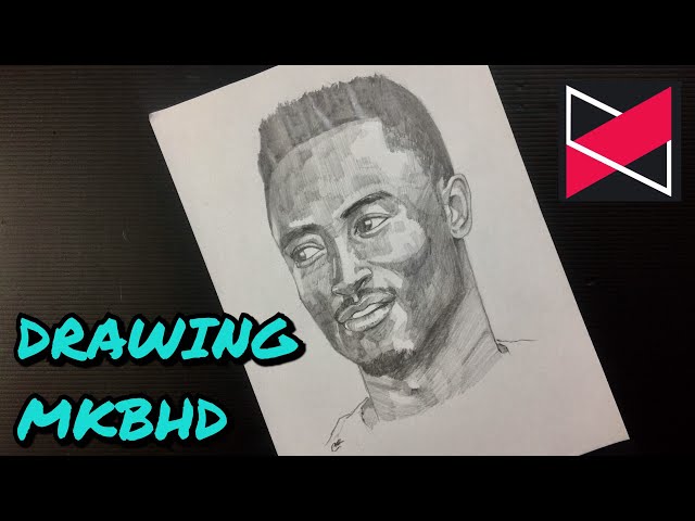 DRAWING Marques Brownlee (MKBHD) - Speed Sketching
