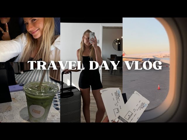 TRAVEL DAY VLOG | what's in my bag, deep clean apartment, healthy meals, airport fit