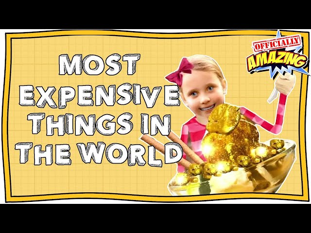 What is the Most Expensive Thing in the World? | Officially Amazing | Nugget
