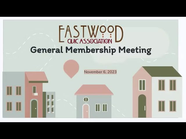 November 2023 General Membership Meeting