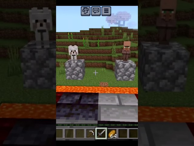 Minecraft my dog choose game and baby villager 😭 emotional 🥺 Noob help pls 😔 #shorts