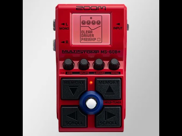 New 2024 Release: Zoom MS-60B+ Multi Stomp Bass Effects and IR Pedal #bassist #bass #zoom #shorts