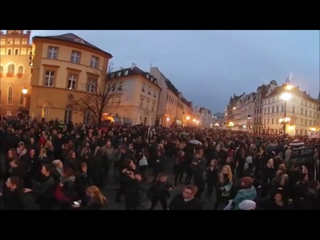 Czarny Protest Wrocław 360