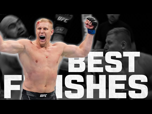 HE'S OUT ON HIS FEET! 😴 | Sergei Pavlovich's Best Finishes | UFC Saudi Arabia