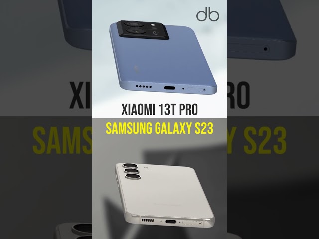 Xiaomi 13T Pro vs Samsung Galaxy S23  #3d  #comparison #tech #shorts