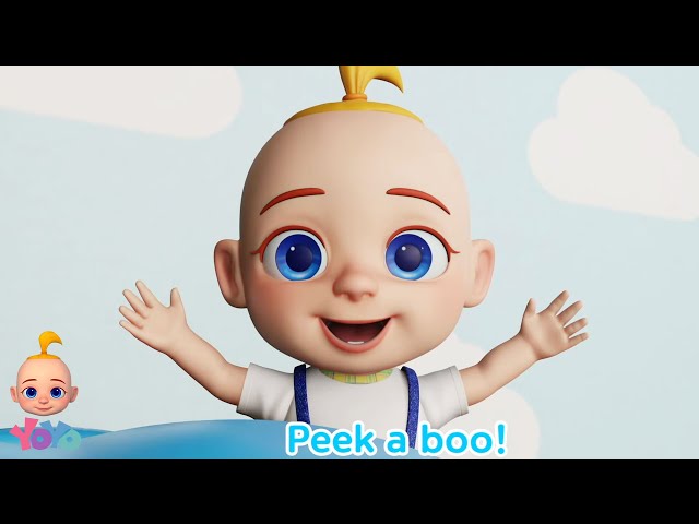 Peek A Boo Lustiges Lernvideo Karikatur und Reime für Kleinkinder