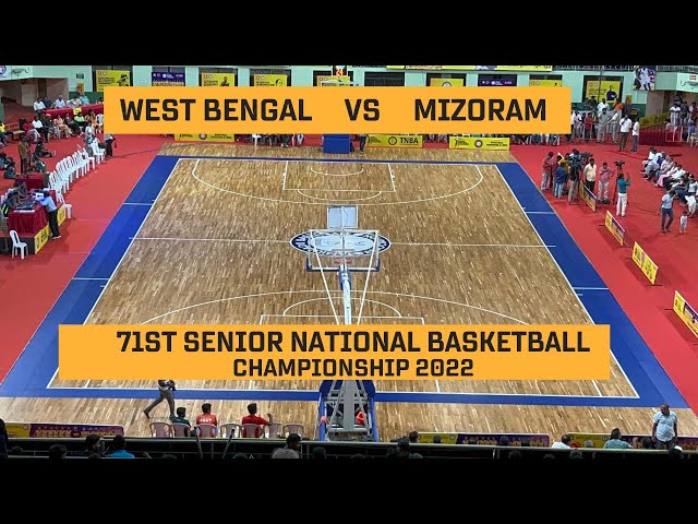 71st Senior National ! West Bengal vs Mizoram  Men Match ! Jawaharlal Nehru indoor stadium Chennai
